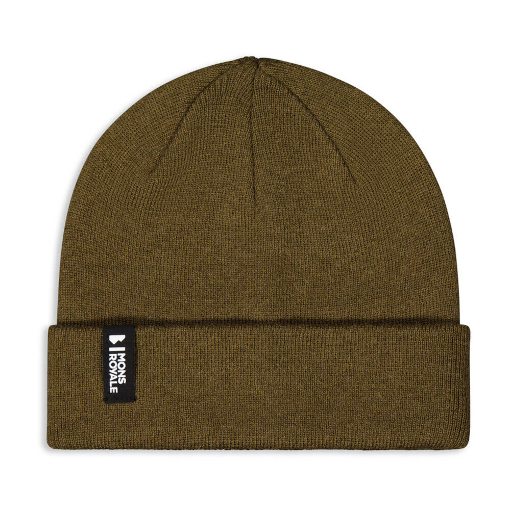 McCloud Merino Beanie -Dark Olive