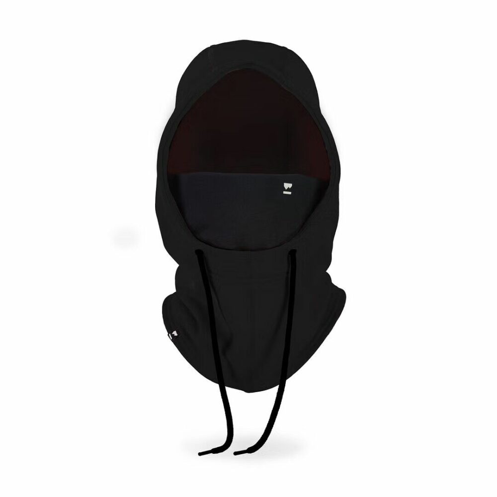 Decade Merino Fleece Hood-Black